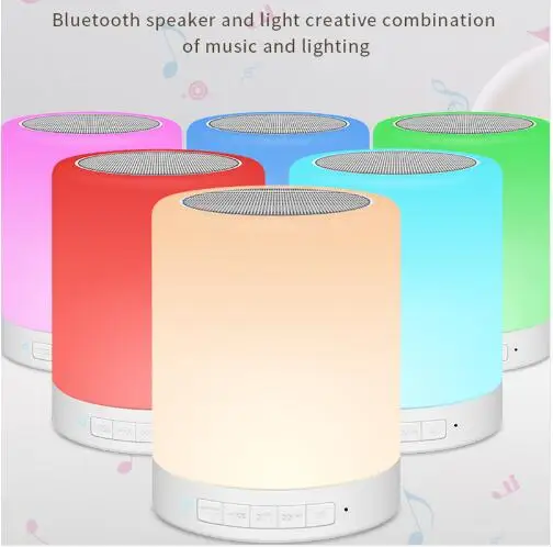 Kuliai ночник с bluetooth динамиком портативный беспроводной динамик SHAVA сенсорный