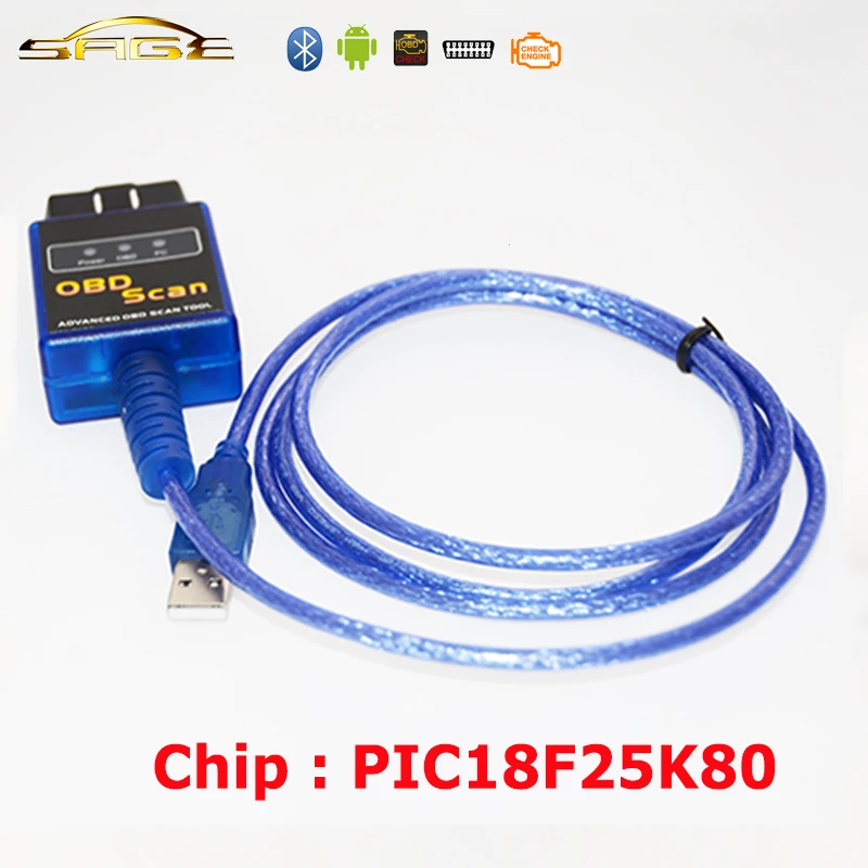 Prix pour Bleu Vgate USB ELM327 OBD2/OBDII ELM 327 V1.5 Auto Diagnostic Scanner Prix pour Bleu Vgate USB ELM327 OBD2/OBDII ELM 327 V1.5 Auto Diagnostic Scanner