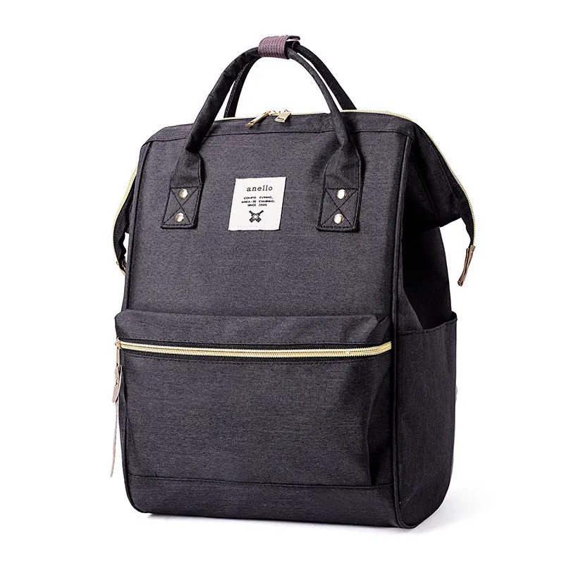 Черный Корейский стиль Оксфорд рюкзак Для женщин plecak na laptopa damski mochila para adolescentes школьные сумки для девочек-подростков - Цвет: Черный