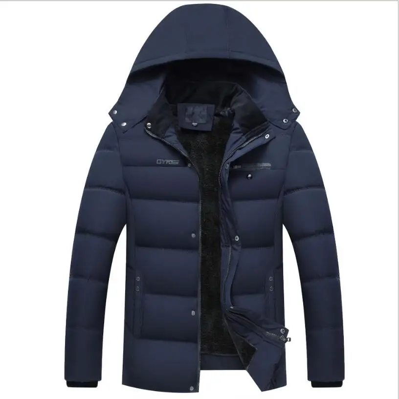 jacket men fashion New 2019 Men Jacket Coats Thicken Warm Winter Jackets Casual Men Parka Hooded Outwear Cotton-padded Jacket