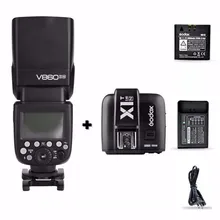 Godox V860II-N I-TTL HSS 2.4G Wireless Flash Speedlite + X1T-N Trigger For Nikon with battery and charger