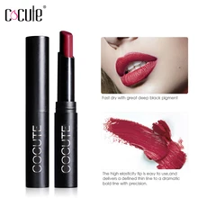 Матовая жидкая помада с эффектом увлажнения долговечные водостойкие помады Косметика для макияжа 6 цветов легко носить Обнаженная Соблазнительная помада 2,5 г