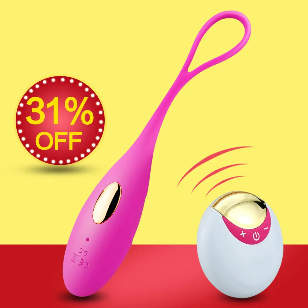 Wireless Remote Control Vibrating Silicone Bullet Egg Vibrators Usb Rechargeable Massage G Spot