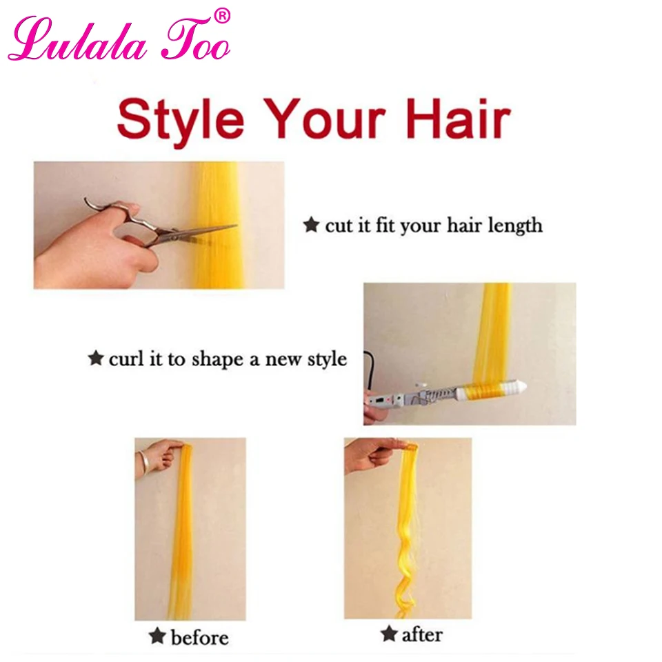 Long Straight Women Synthetic Clip in One Piece Hair Extensions 50cm 20inch Rainbow Colors Hairpiece Purple Pink Red Blue Long Straight Women Synthetic Clip in One Piece Hair Extensions 50cm 20inch Rainbow Colors Hairpiece Purple Pink Red Blue