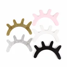 3D Eyelash Nordic Style Cute Wood Wall Decor Eye lash Wall Stick Children Kids Baby Room selfadhesive Background Home Decoration