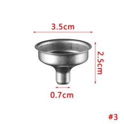 Stainless Steel Mini Funnel for Kitchen and Bar - Liquid Transfer Tool for Small Openings (3)