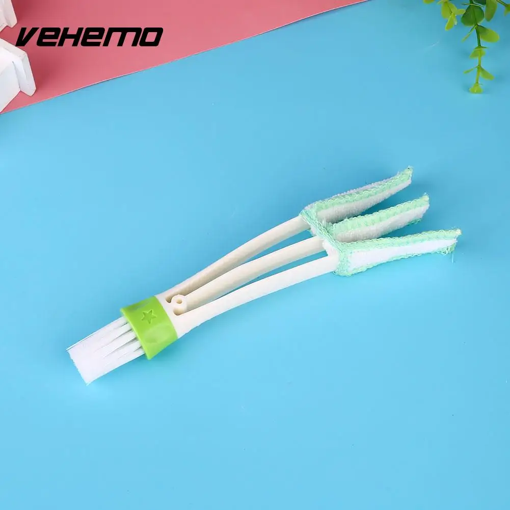 

Car Auto Vent Louver Cleaning Brush Computer Keyboard Blinds Duster Cleaner Tool