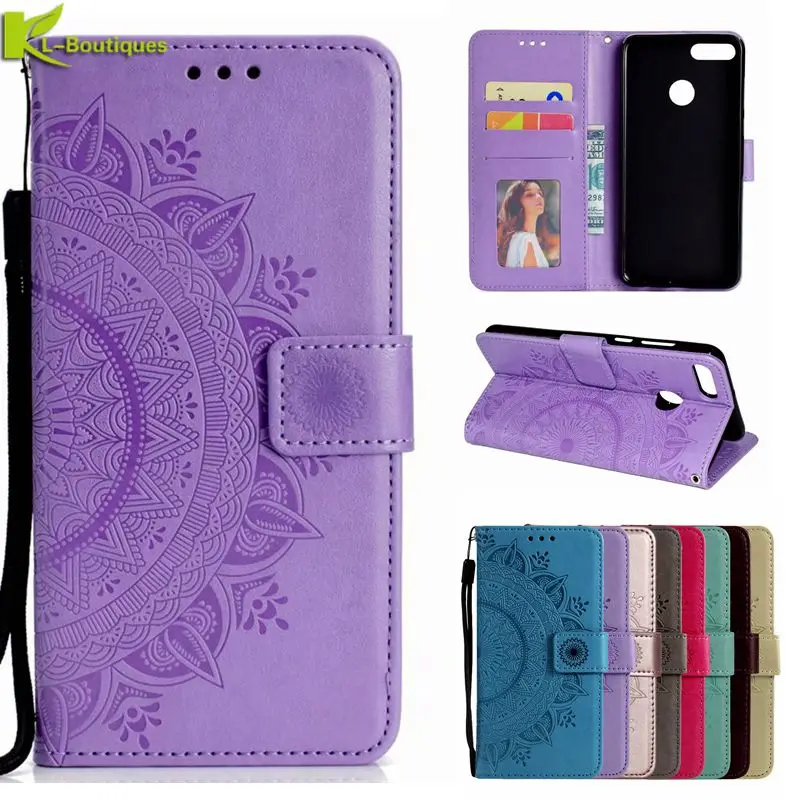 

Y9 2018 Leather Case on for Huawei Y9 2018 Cover Luxury Flip Wallet Mobile Phone Case for Huawei Y 9 2018 Enjoy 8 Plus Coque
