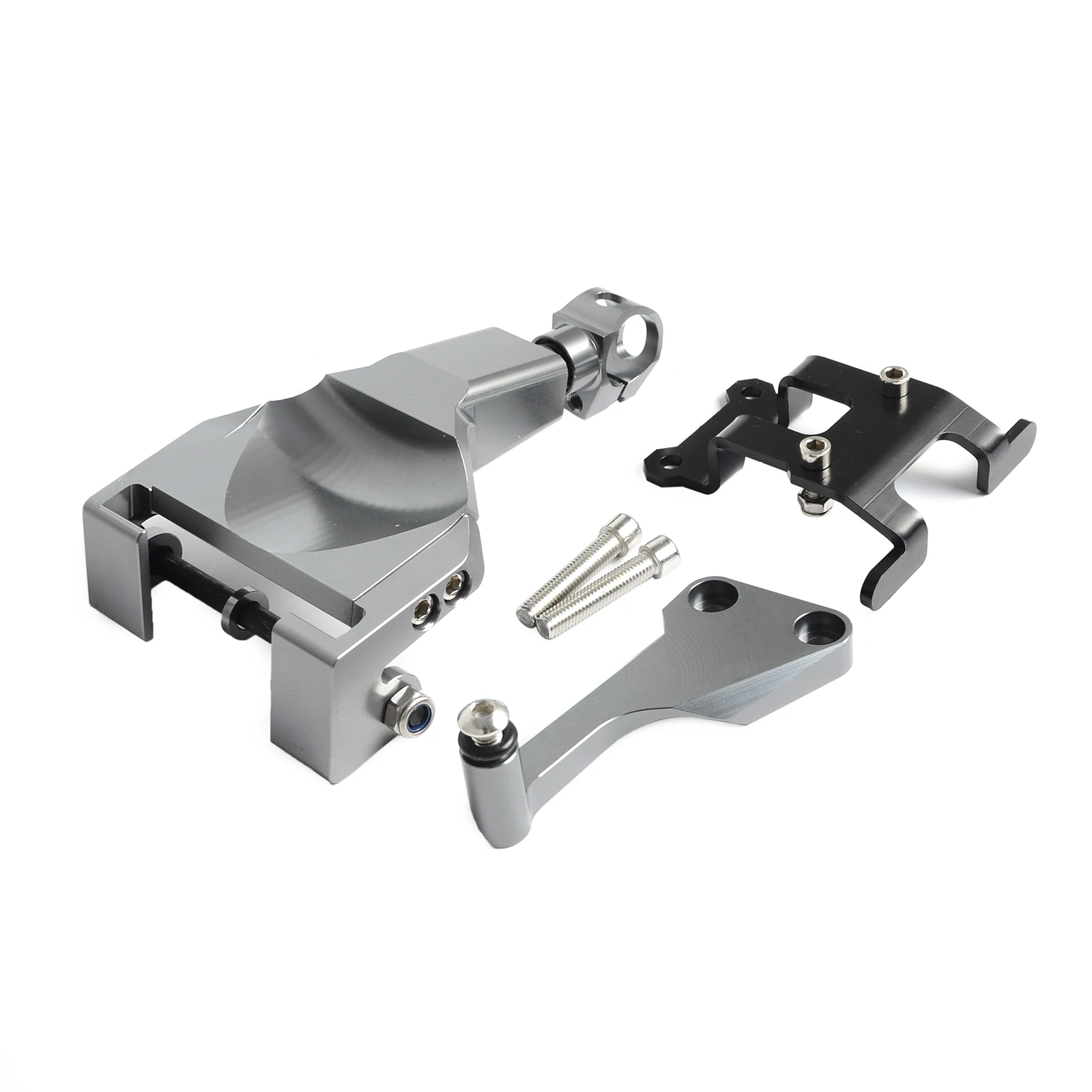 

Motorcycle Steering Damper Mounting Bracket For Yamaha MT07 MT-07 MT 07 2014 2015 2016 Stabilize Support Mount Kit Titanium