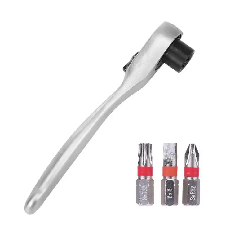 

1/4inch Torque Rachet Single-Ended Wrench Bits Repair Tool Kits multi-function hand tool for Vehicle Bicycle Bike Repaire tool