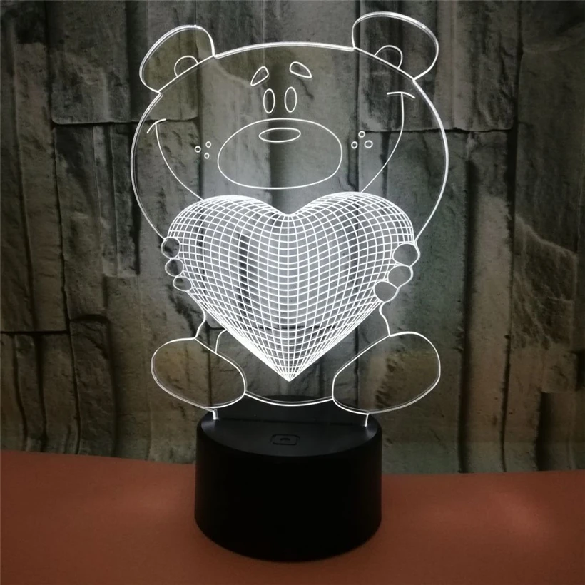 bear 3D night light (11)