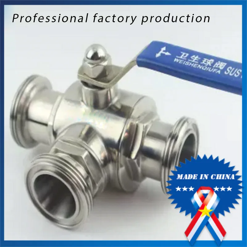 2 дюйма с ручным управлением внешний трехходовой шаровой клапан