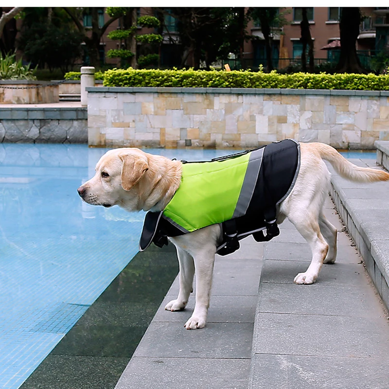 Светоотражающий жилет для плавания для домашних животных открытый жилет для собачьей упряжки одежда для домашних животных поясной жилет для собаки тренировочный нагрудный ремень
