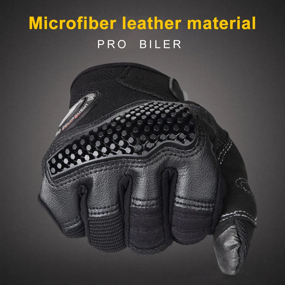 

Woman Man Motorcycle Gloves For Sports Racing MTB Bicycle Full Finger Racing Gloves Protective M L XL For Yamaha Harley BMW
