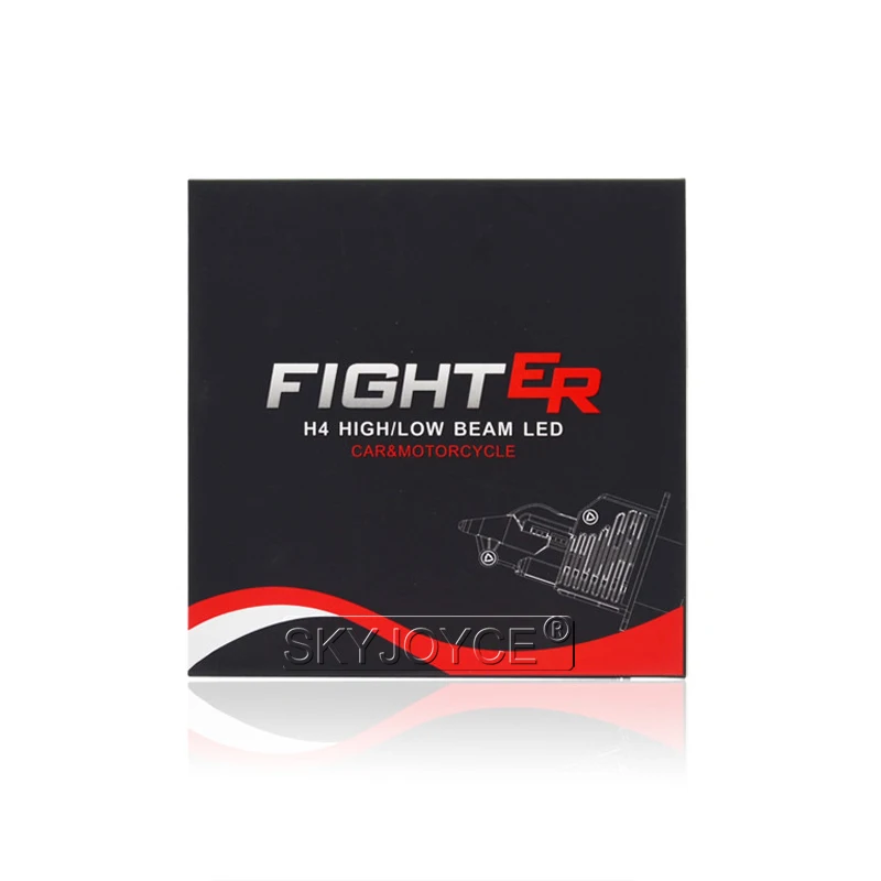 SKYJOYCE New Super Bright 70W H4 Bixenon LED Headlight Bulb As 11 Halogen Bulb Size Auto Car Fighter LED H4 HiLow Beam Bulb (3)