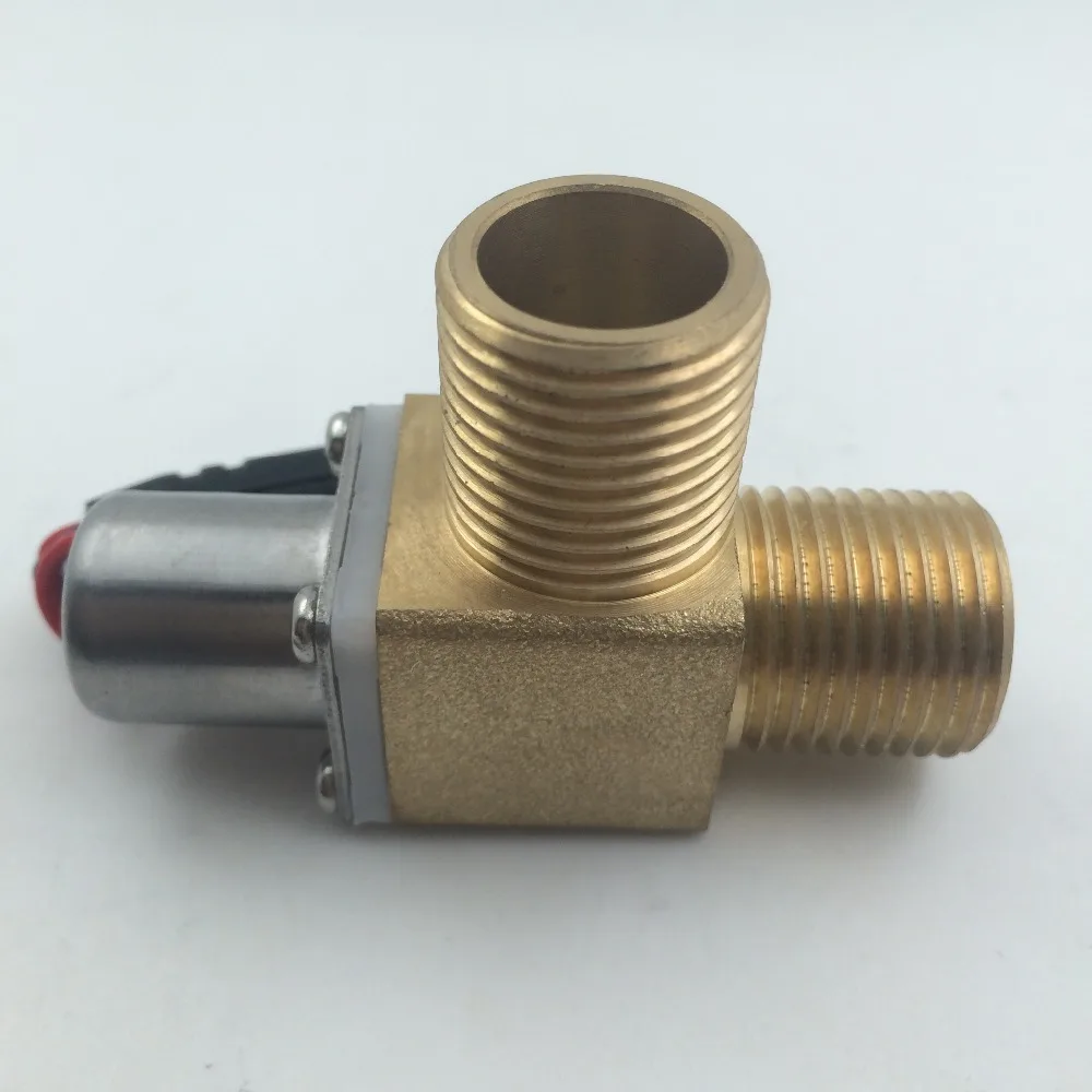 Умный Соленоидный клапан пилота импульсный низкой мощности DC3.6V 6.5V G1/2 датчик