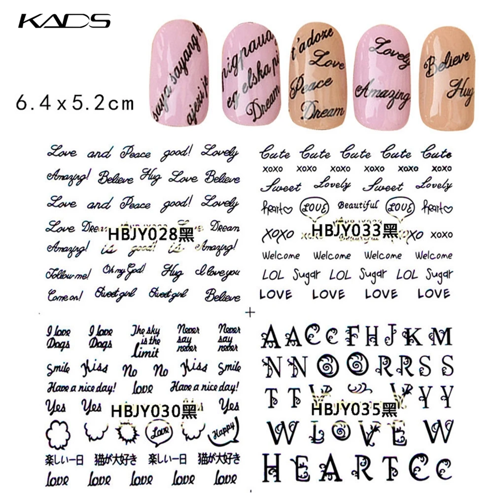 KADS 12 hojas 3D pegatina de uƱas serie de diseƱos de letras pegatinas de Arte de uƱas calcomanĆas de agua para Pegatinas de uƱas arte secreto KADS 12 hojas 3D pegatina de uƱas serie de diseƱos de letras pegatinas de Arte de uƱas calcomanĆas de agua para Pegatinas de uƱas arte secreto