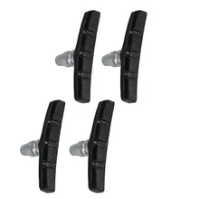 4 шт. велосипед Велоспорт тормоза V-Тормозные колодки держатель блоки Прочная резиновая Запчасти безопасности и выживания Z908