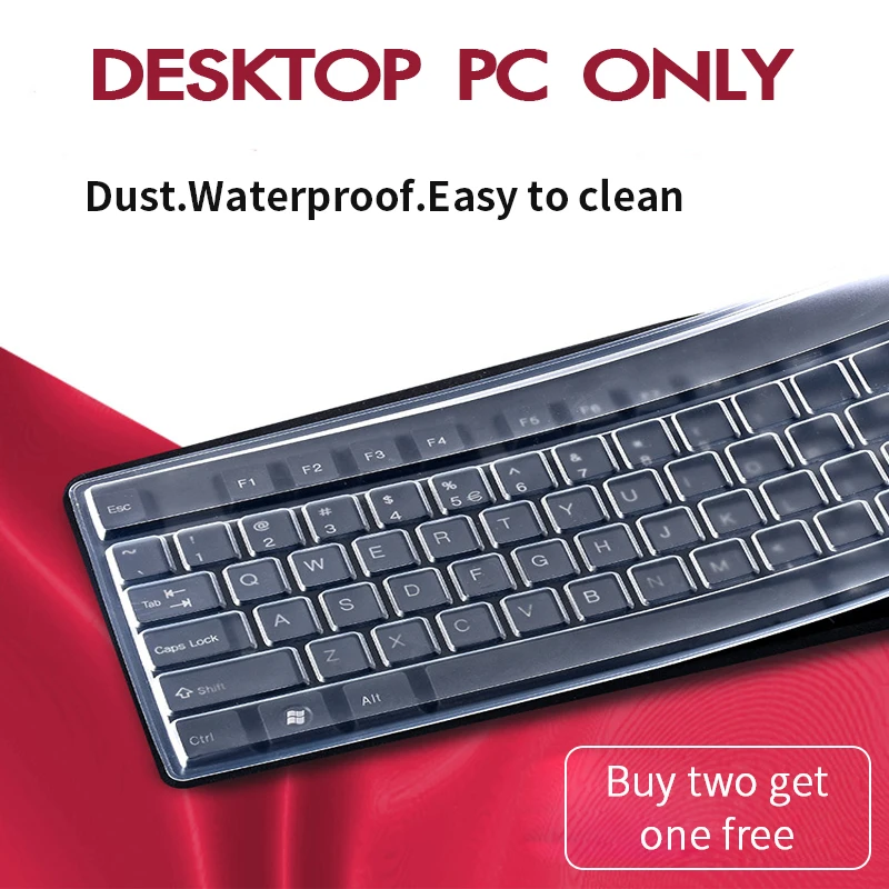 

Waterproof Laptop Keyboard protective film Keyboard cover dustproof film silicone Universal Silicone Desktop Computer skin cover