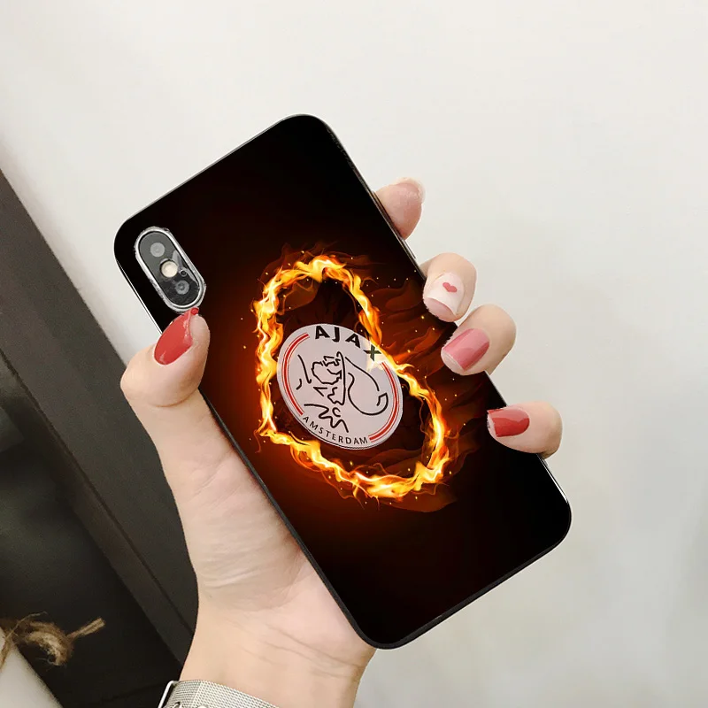 Yinuoda Ajax Team Phone Case Picture For Frenkie de Jong Silicon Shell Soft TPU Cover For iPhone X XR XS MAX 7 8 7plus 6 6S 5S 5