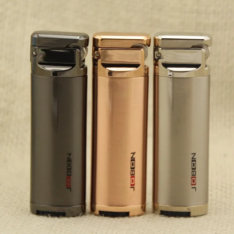 Cigarette Accessories Simple fashion Butane gas metal lighter Side
