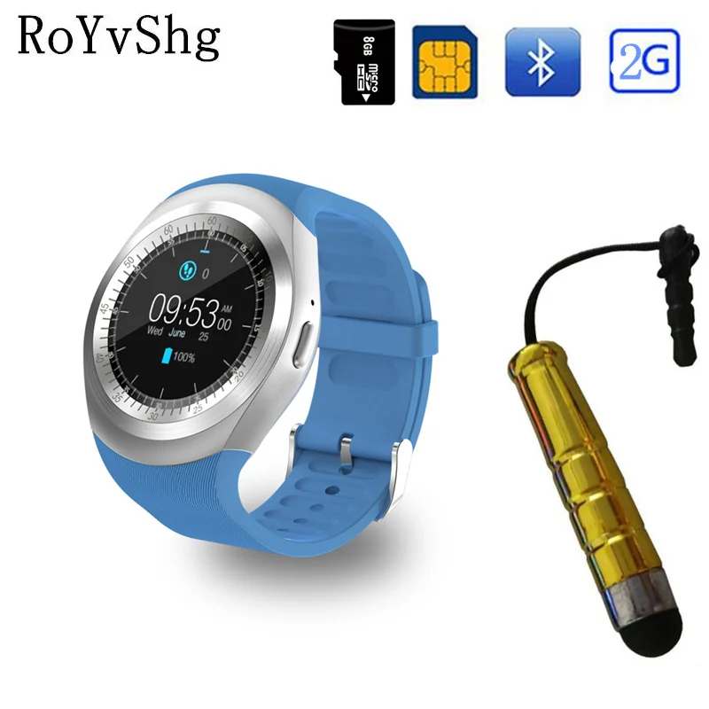 

2G waterproof smartwatch support Nano SIM Card and TF Card Relogio Invicta for Apple iPhone Xiaomi lenovo smart watches Y1