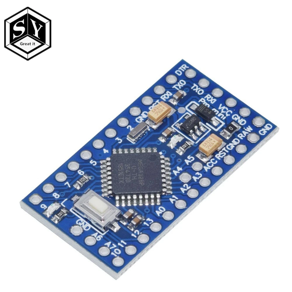 Отлично это 1 шт. с Загрузчиком Pro Mini ATMEGA328P 328 мини ATMEGA328 5 В/16 МГц для arduino