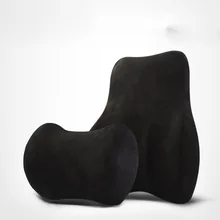 Автомобильная подушка для шеи, поясничная поддержка, подголовник, подушка для спины, подушка для сиденья, s пены памяти, чехлы для сидений, автомобильные аксессуары