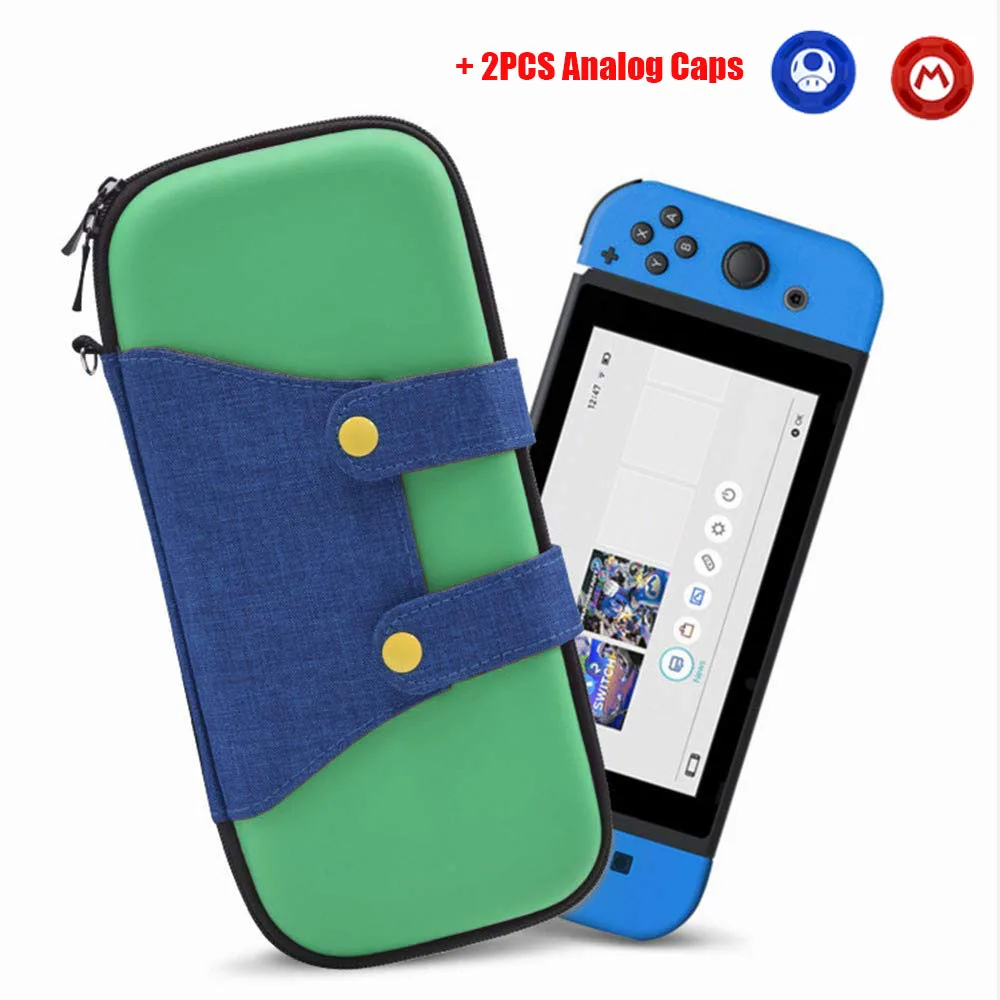 nintend switch bag green