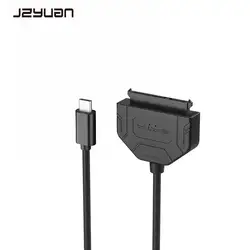 JZYuan USB 3,1 Тип C SATA кабели конвертер Мужской до 2,5 ''HDD/SSD Drive провода адаптер проводной конвертер