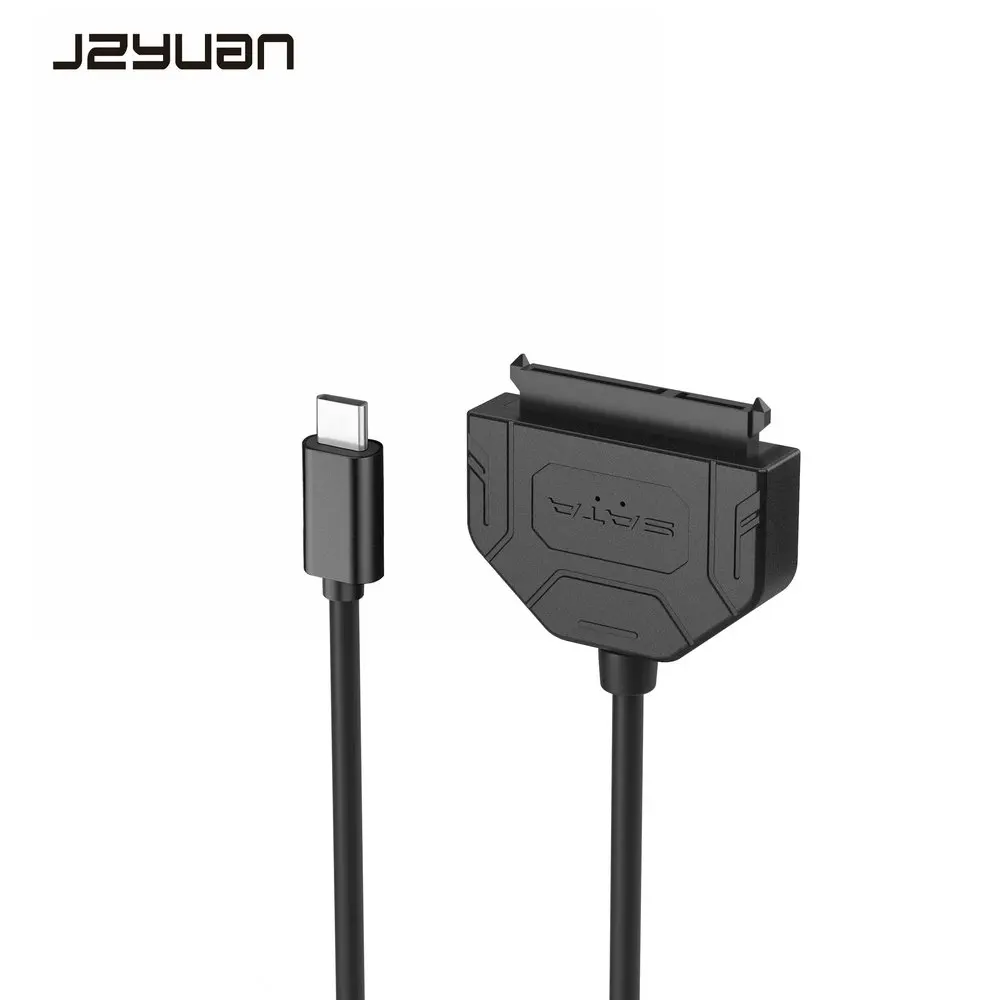 JZYuan USB 3 1 Type C SATA кабели конвертер папа до 2 5 ''HDD/SSD накопитель проводной