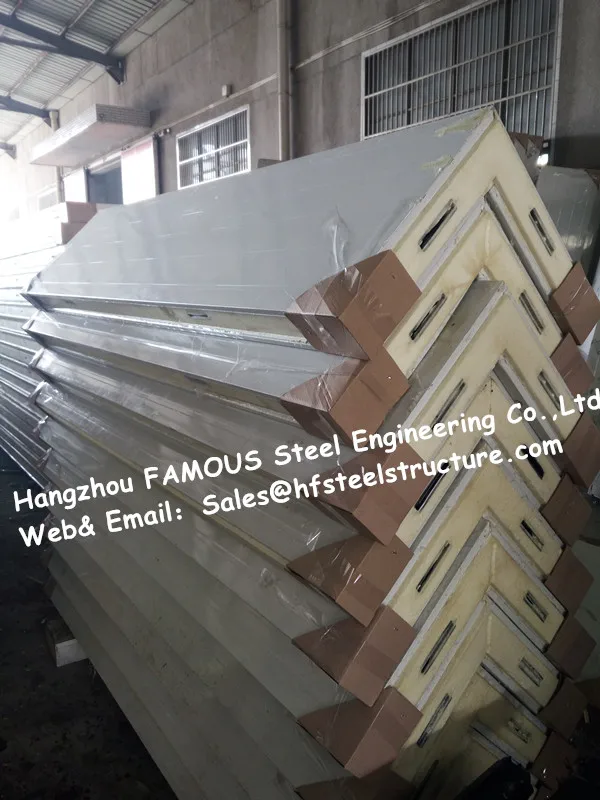 ^Cheap Fireproof Cold Room Panel And Insulated PU Sandwich Panels Used in Cold Storage And Cooler Box To Keep food and Fruit Fresh