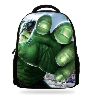 14 дюймов Mochila школьные детские сумки для мальчиков Халк Рюкзак в детский сад детская школьная сумка Халк Мстители рюкзак с фотоизображением - Цвет: 7F304