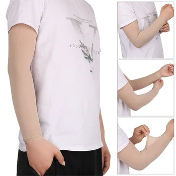 

Unisex Tattoo Cover Up Compression Sleeves Bands Forearm Concealer Support Skin Color Tattoo Aftercare UV Protection Oversleeve