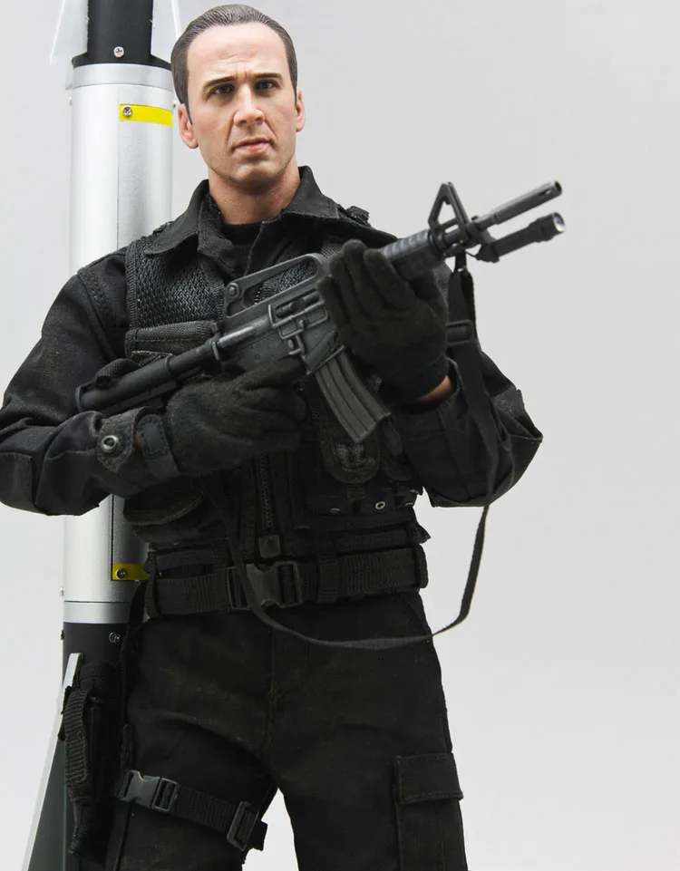 

ART FIGURES 1/6 AF-014 The Rock Nicolas Cage FBI Biochemical weapons expert collectible Action Figure Painting model