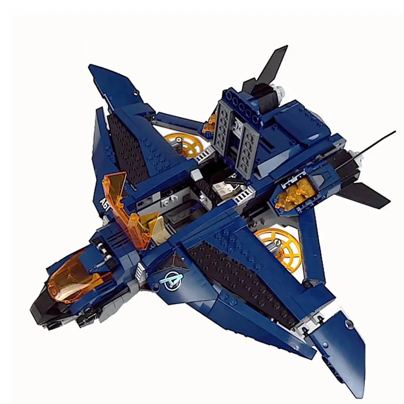 

2019 New 07122 Avengers 4 Endgame Avengerss Ultimate Quinjet Set Compatible Legoing 76126 Building Blocks Bricks Boy Toys