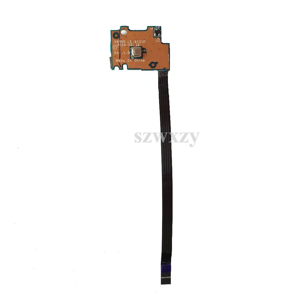Для Dell Inspiron 15R 5521 5535 5537 M531R 3521 3537 Кнопка питания плата с кабелем LS-9101P полностью