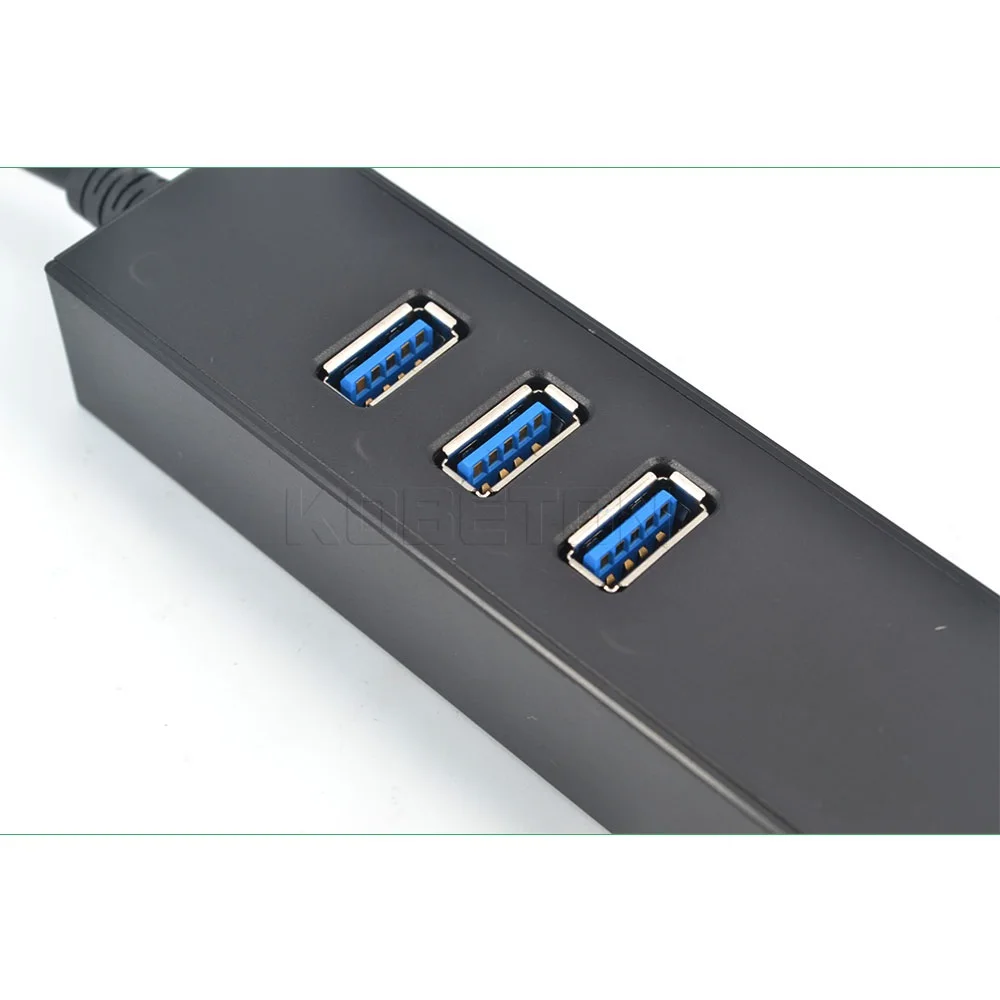 USB Ethernet адаптер 3 порта USB 3,0 концентратор 10/100 Мбит/с Usb для RJ45 Gigabit Ethernet LAN проводной сетевой адаптер для Windows Mac