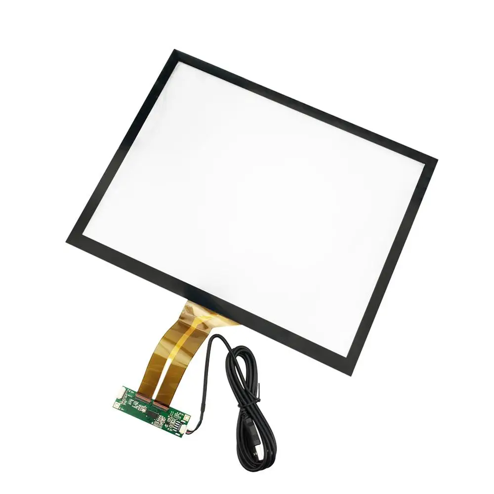 

15inch For Digma Projected Capacitive Touch Screen Panel 10 Points+USB Controller Win 7,8 USB Industrial Touch Screen Monitor