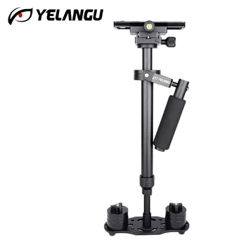 

YELANGU High Quality Aluminium Alloy Handheld Stabilizer 41.5~60cm Adjustable Steadicam Minicam Video Steady Cam Glidecam