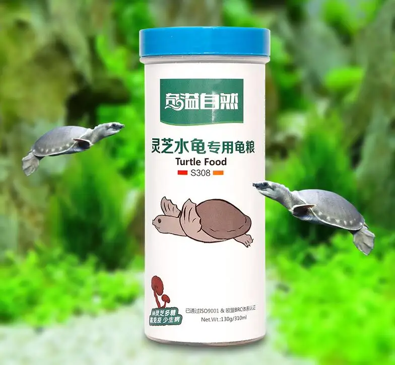 

Ornamental turtles containing ganoderma lucidum, polysaccharide, water tortoise, pig, turtle and turtle feed