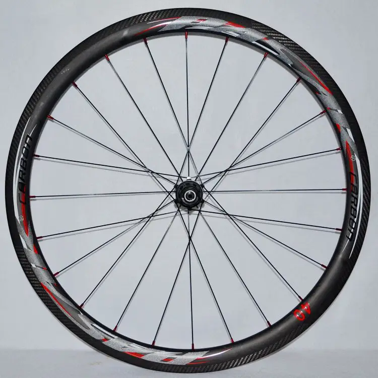 Top 2018 PASAK Carbon fiber road bike bicycle full carbon wheels C/V brake 40/55 rim wheelset clincher wheel 5