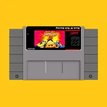 РОК Н 'Ролл гонки 16 бит большой серый игровая карта для NTSC игры игрока