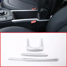ABS Матовый Автомобиль подлокотник окно украшения полоса Накладка для BMW X1 F48 2016-2018 автомобильные аксессуары 3 шт./компл.