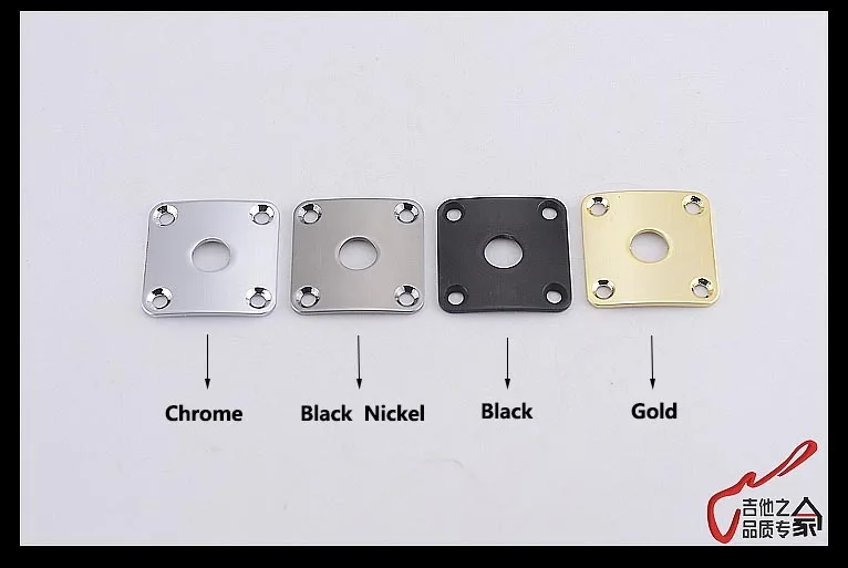 1 шт. гитарная семья квадратный изогнутый металлический разъем Пластина для электрогитары бас(#1063) Сделано в Корее