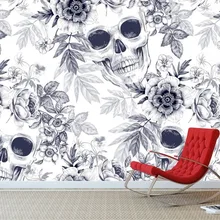 [Самоклеющиеся] 3D череп текстура 006 настенная бумага настенная печать настенные наклейки