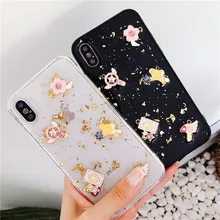 

Cartoon Magic Wand Phone Case For iPhone X 6S 6 7 8 Plus Cases For iPhone 7Plus 8Plus Cases Silicone Luxury Bling Cover Funda