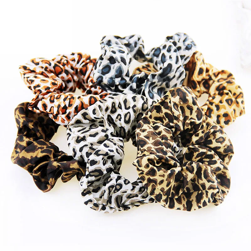 

Hot Multicolor Vintage Ponytail Holders Rubber Band Girl Ribbon Gum Headdress Scrunchy Yarn Flower Elastic Hair Band Women