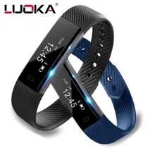 Smart Браслет ID115 Фитнес трекер шаг счетчика активности Мониторы группа будильник вибрации браслет для iphone телефона Android