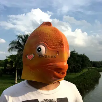 

Carp carp goldfish Head Mask Halloween party aquatic animal show cos journey to the west "